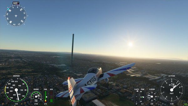 Mystery Australian skyscraper in the new Microsoft Flight Simulator