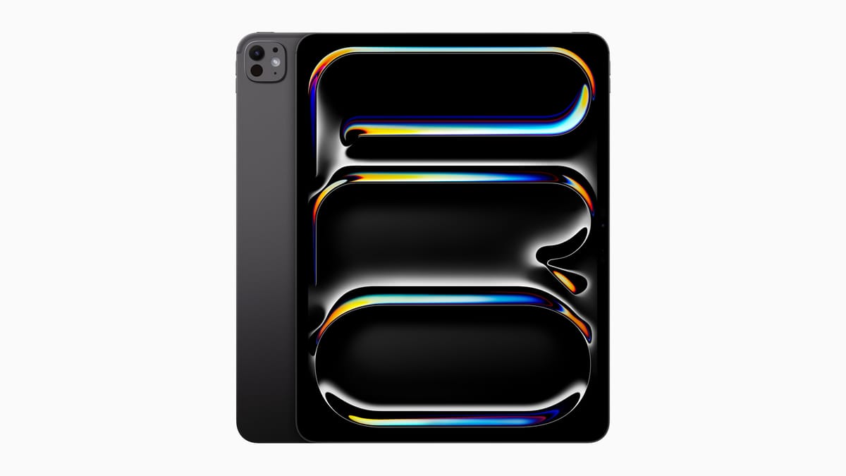 Promo image of the new iPad Pro on a white background