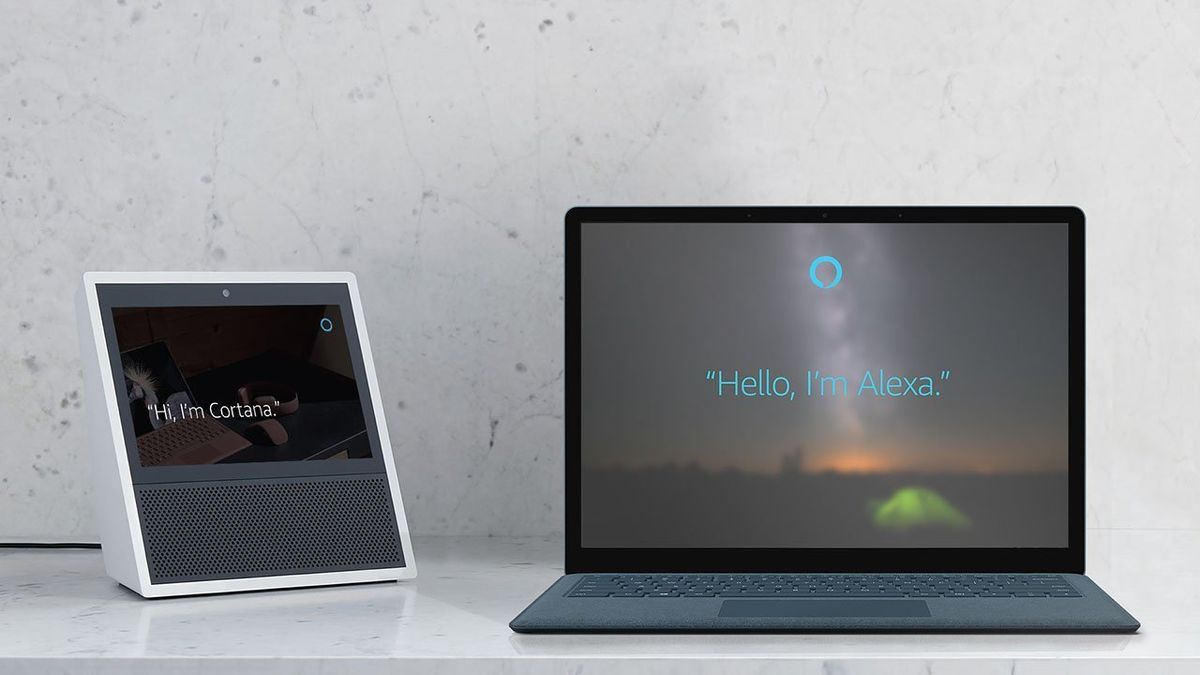 Cortana and Alexa becoming new BFFs