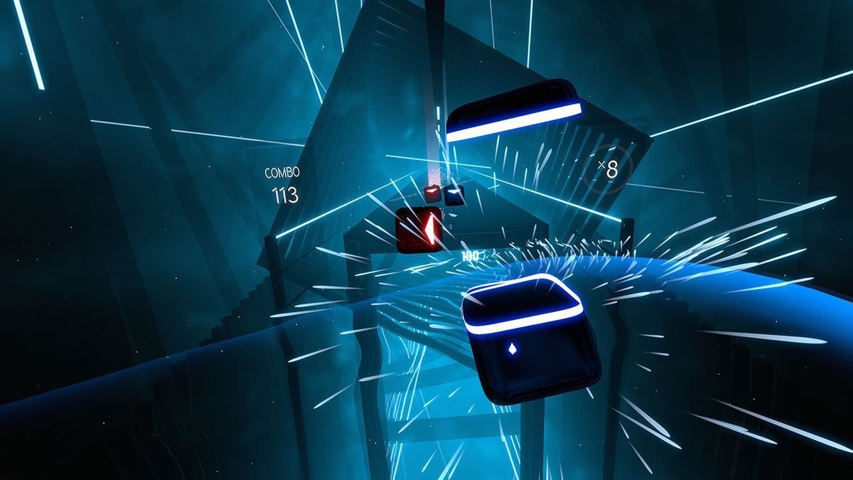 Beat Saber is the amazing virtual reality game we've sorely needed