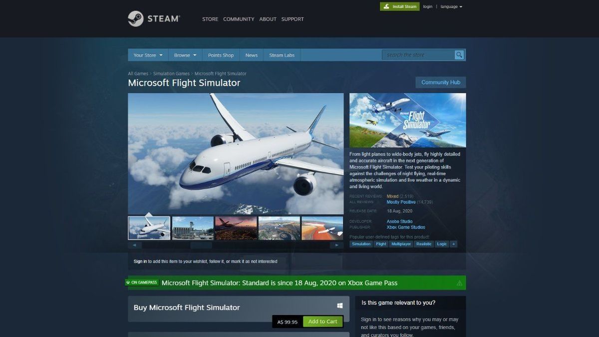 How to install Microsoft Flight simulator 2020 on STEAM 