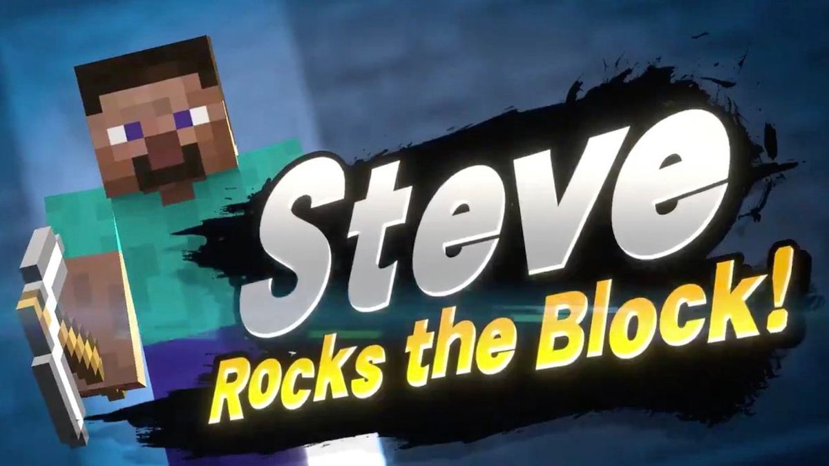 Minecraft Steve joins Super Smash Bros Ultimate