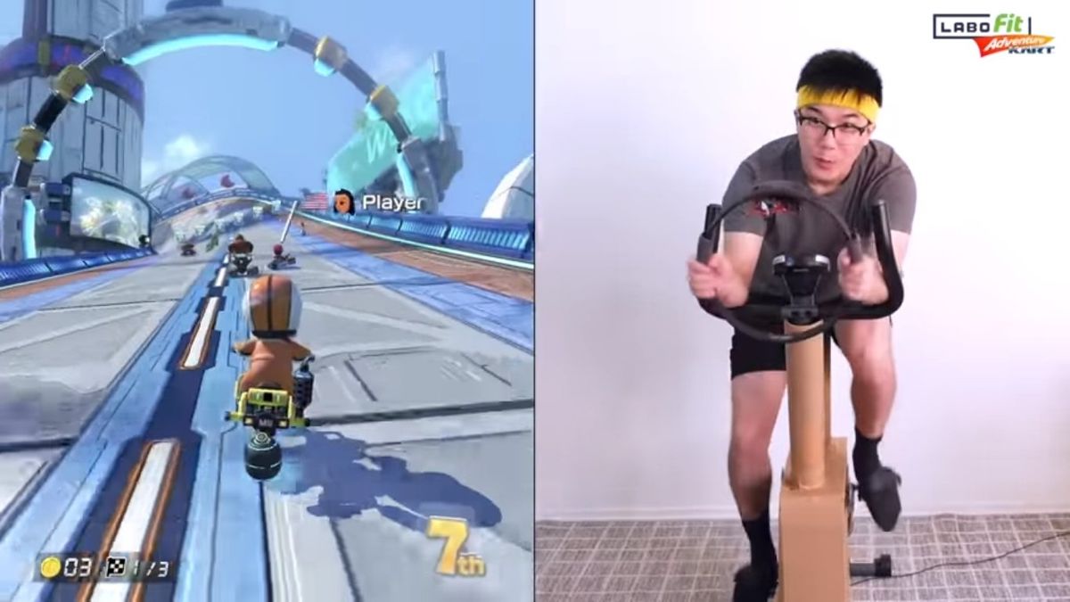 The Labo Fit Adventure Kart Kit lets you control Mario Kart with your body!