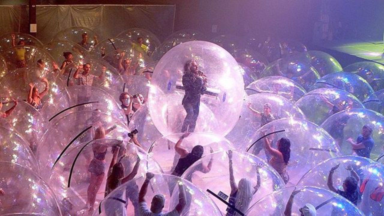 The Flaming Lips take the quarantine bubble literally with unique live show