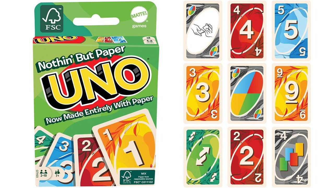 UNO taking a sustainable step forward with all paper edition