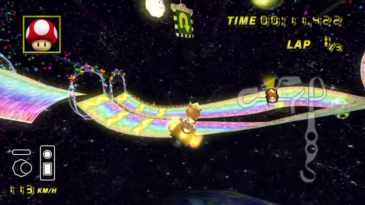 Mario Kart player conquers Rainbow Road ultra shortcut, beats world record by over 10 seconds