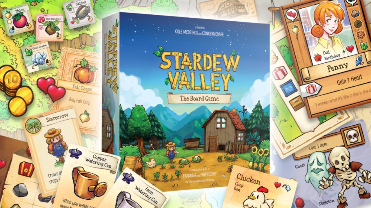 A gorgeous Stardew Valley board game is out now (if you live in the US)