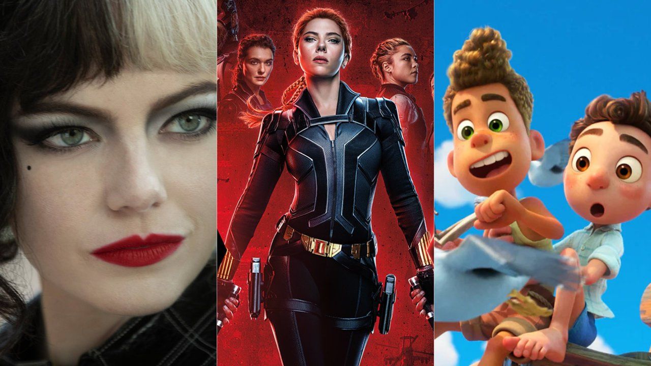 Black Widow, Cruella, and Luca shuffled, all get the Disney+ treatment