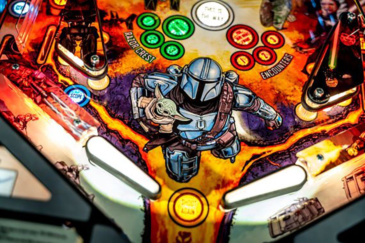 Stern Pinball shows us The Way to a Mandalorian pinball machine