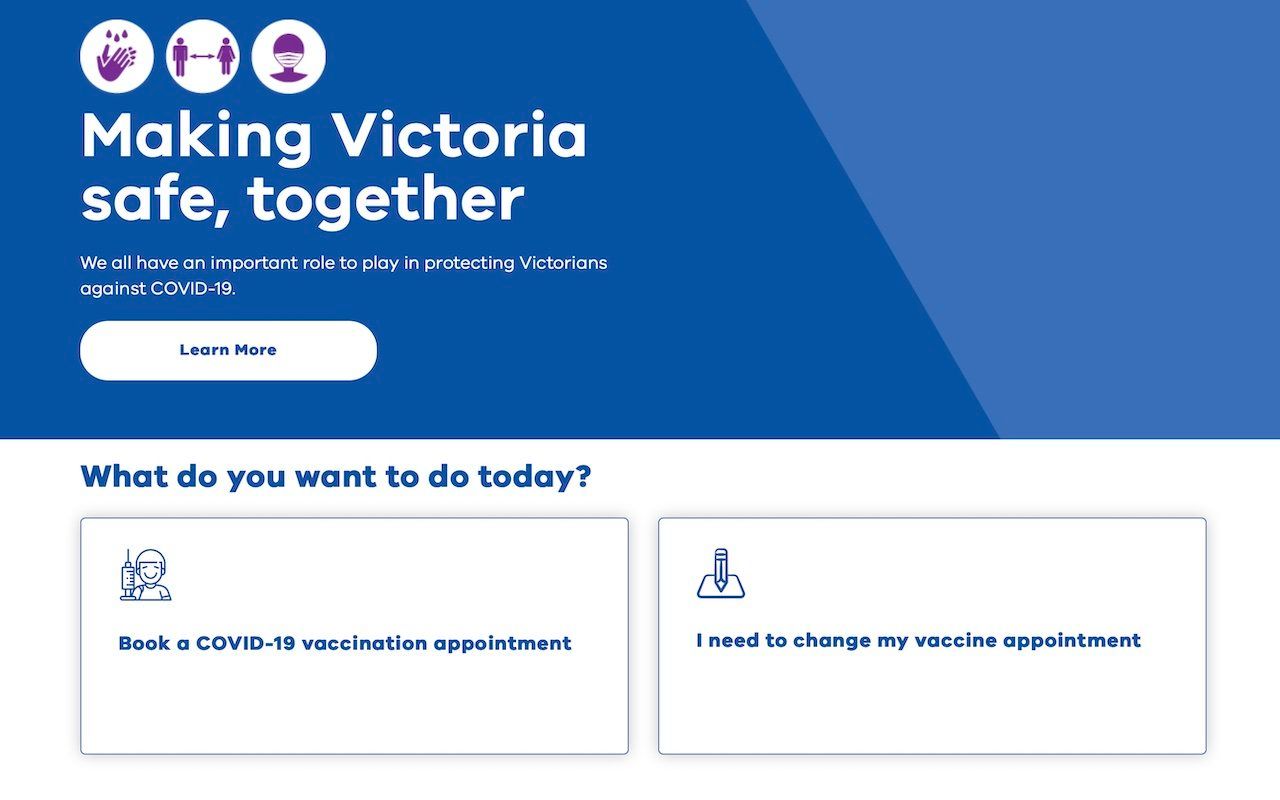Victoria's COVID vaccination booking system finally went online