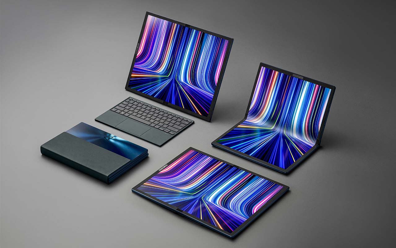 Asus’ cool new Zenbook has a massive foldable OLED screen