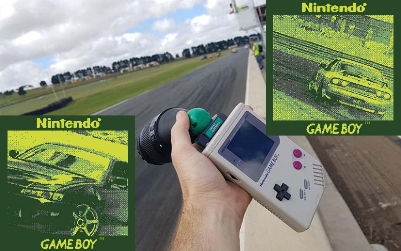 Aussie's modded Game Boy Camera racing photography is sick