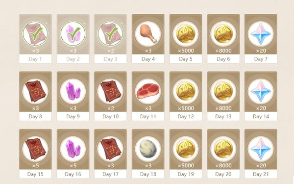 PSA: How to get free daily rewards on the Genshin Impact website