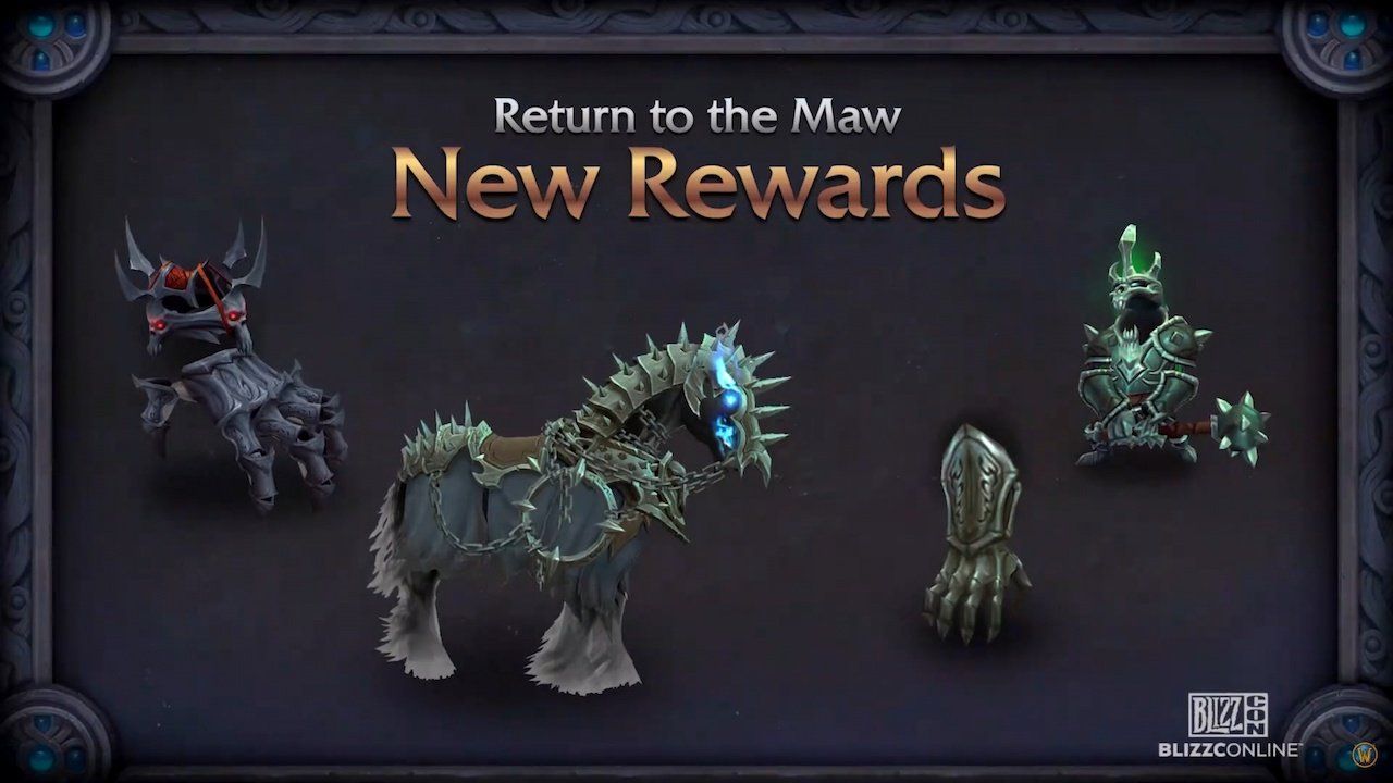You'll fly in Shadowlands and ride your fave mounts in The Maw very soon