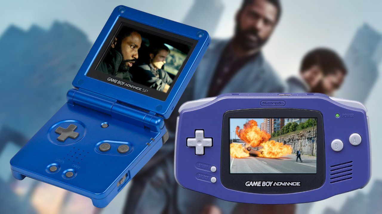 Watch Christopher Nolan's Tenet on a Game Boy Advance, just because