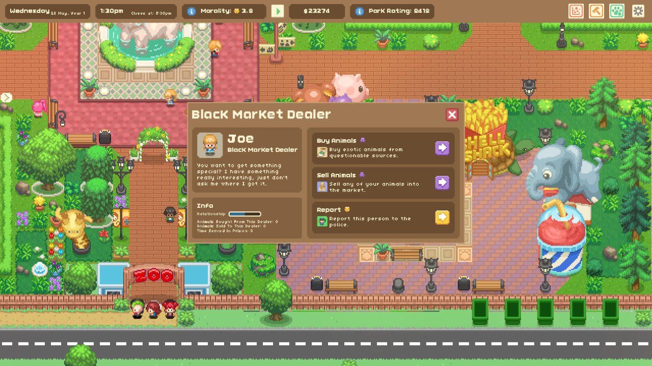 Let's Build a Zoo is a cute zoo tycoon where you can splice up animals into silly new species